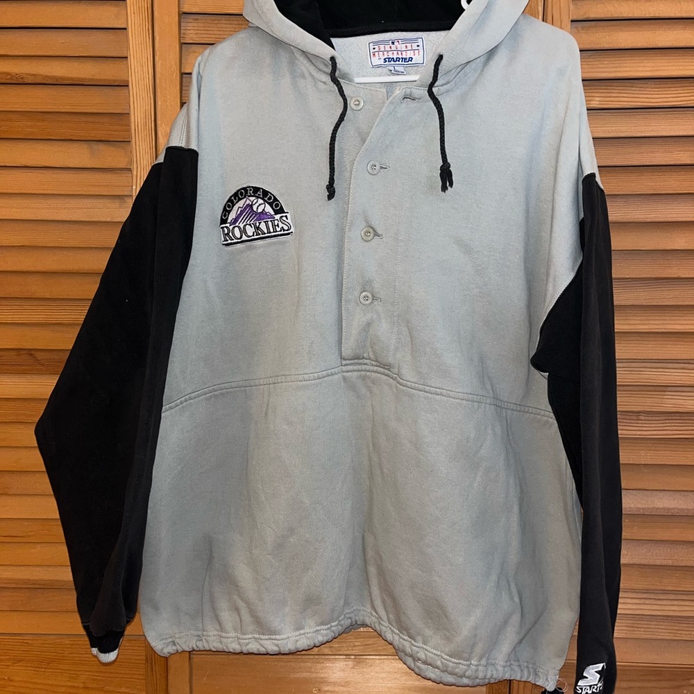 Retro Colorado Rockies Hooded Jacket